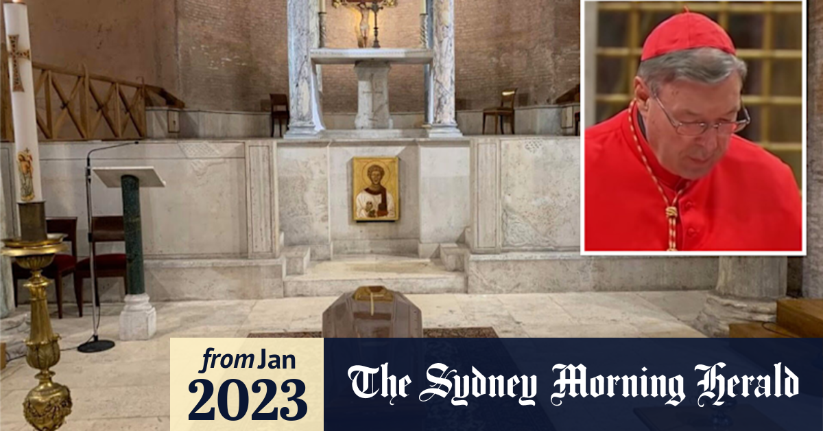 Video Leaders gather for Pell funeral